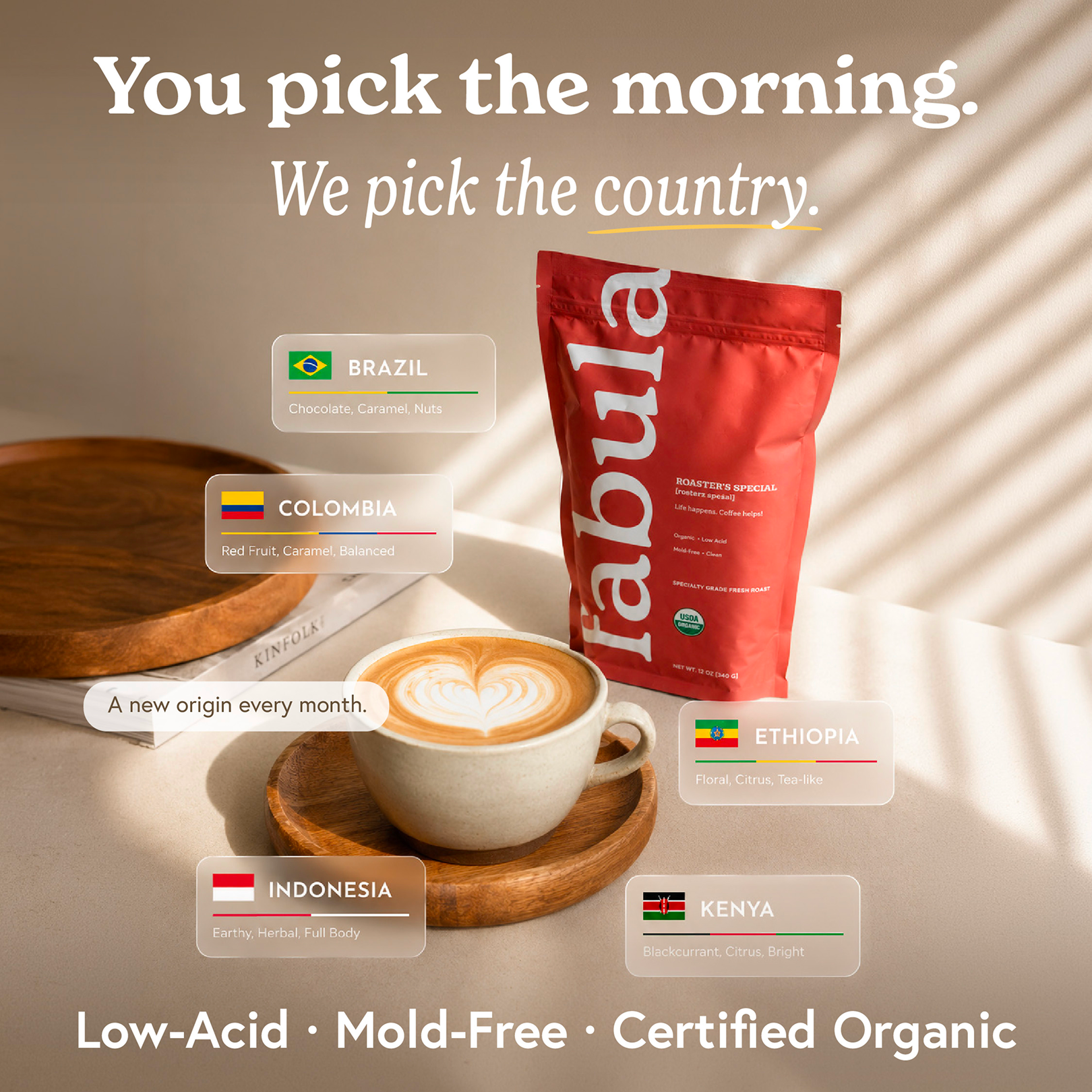 Fabula Coffee Facebook ad