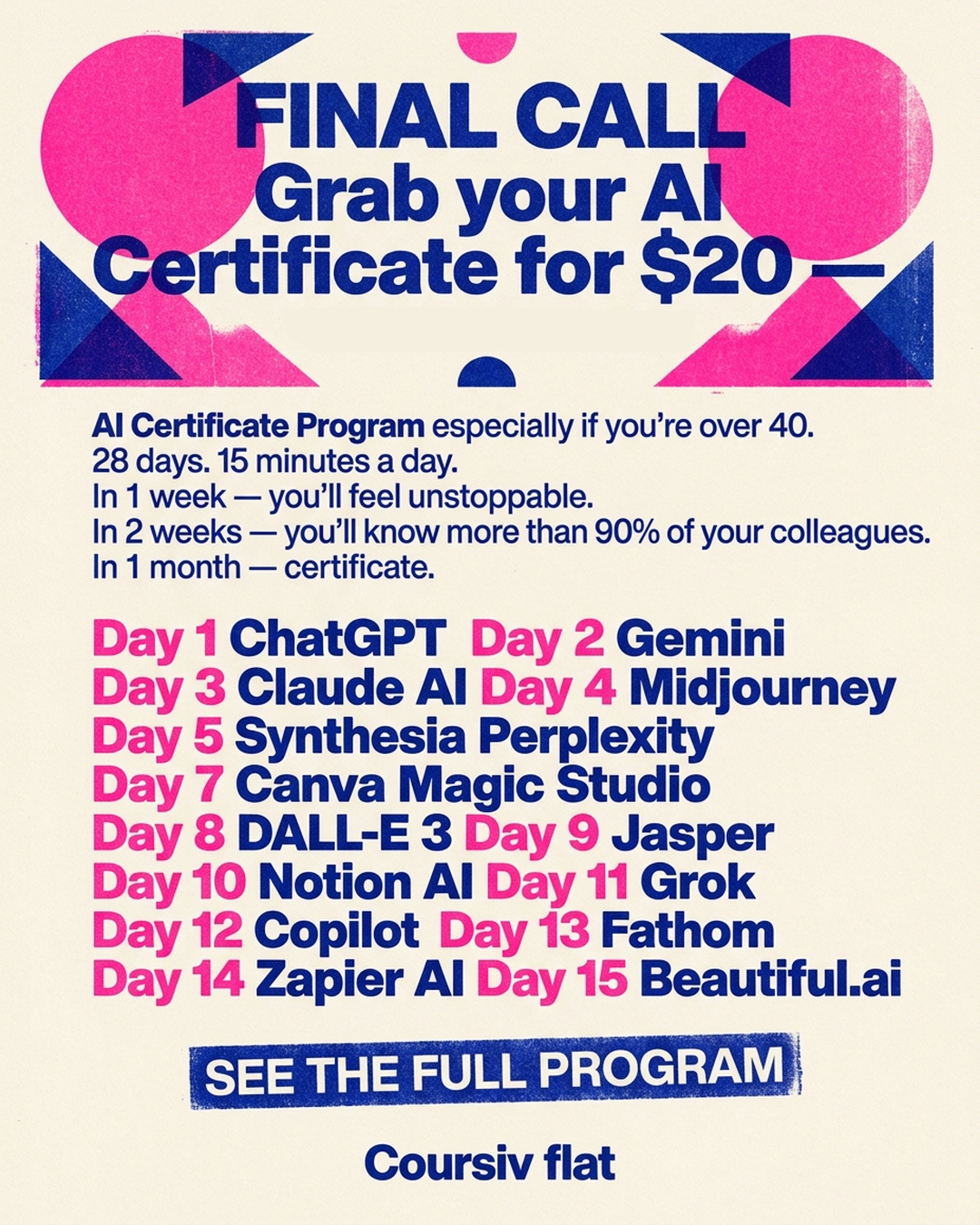 AI Simplified Facebook ad