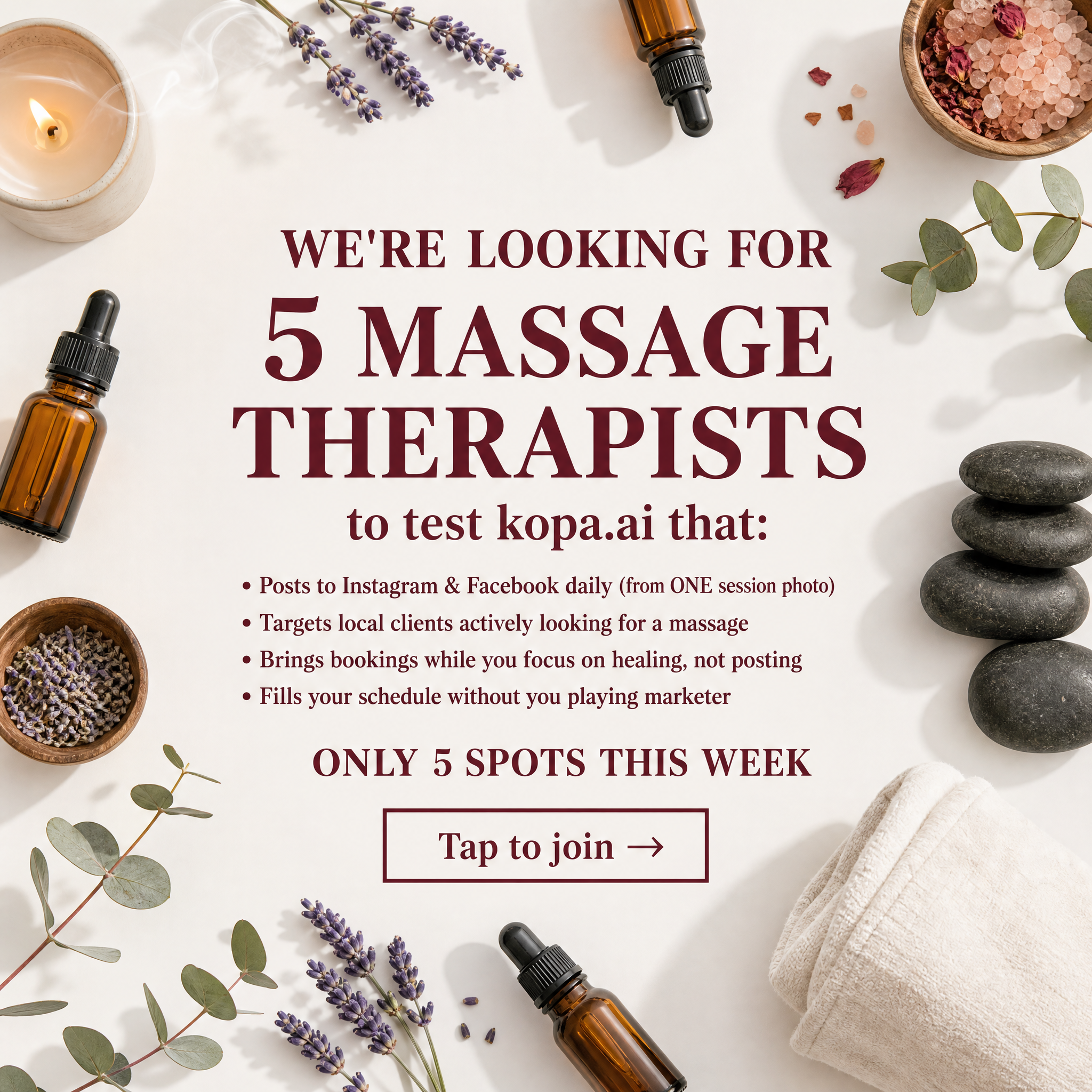 Michael Smith Facebook ad: More Clients, Starting This Week