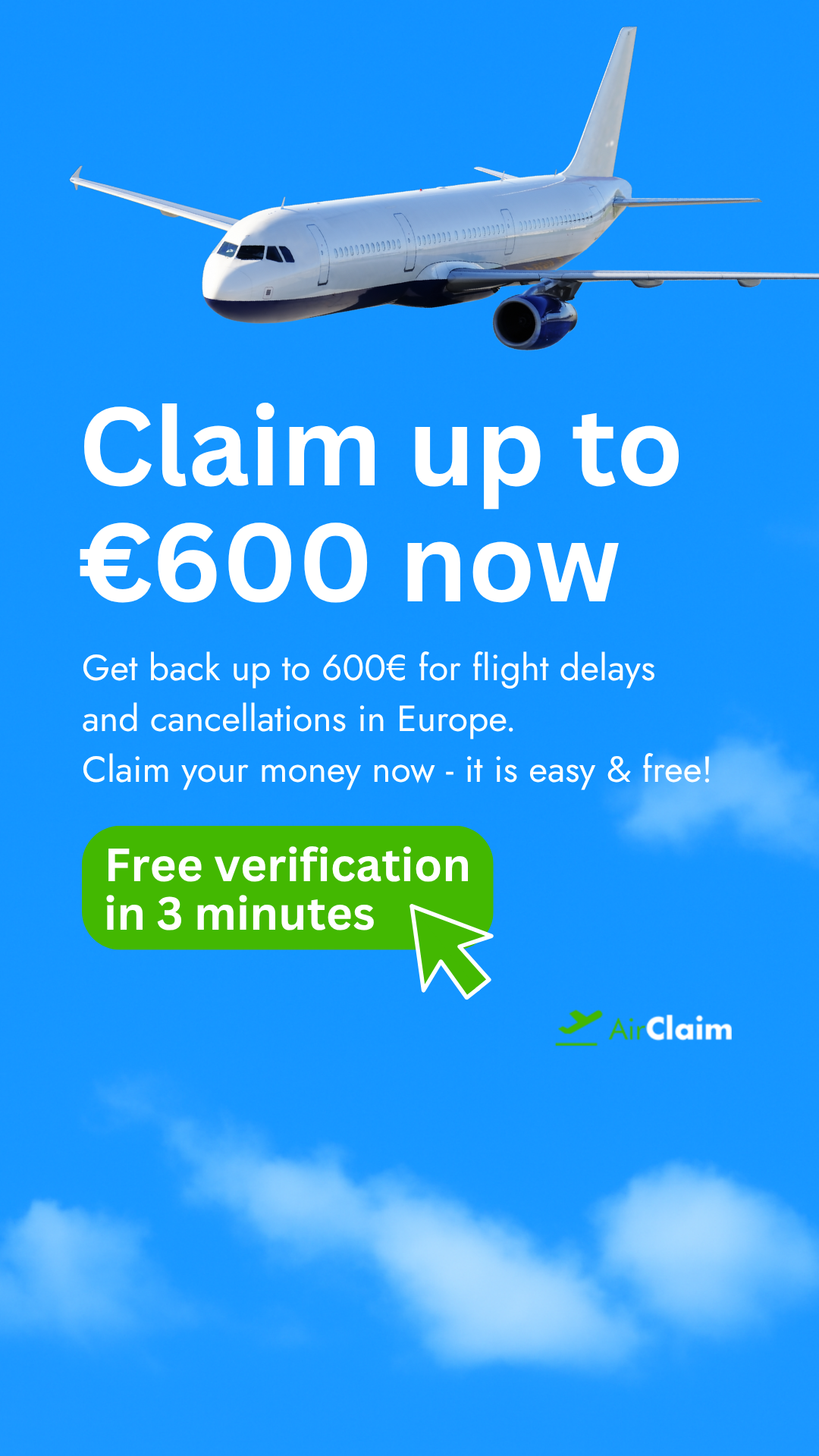 Airclaim Facebook ad
