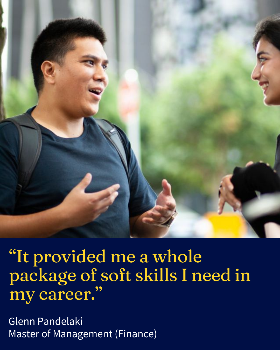 The University of Melbourne Facebook ad