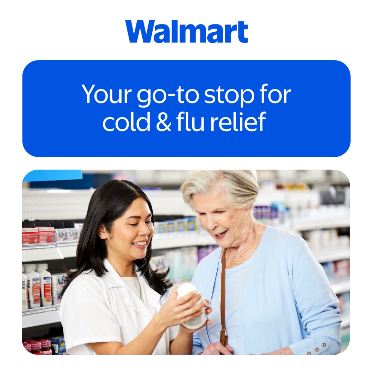 Walmart Canada Facebook ad: Cold and flu relief