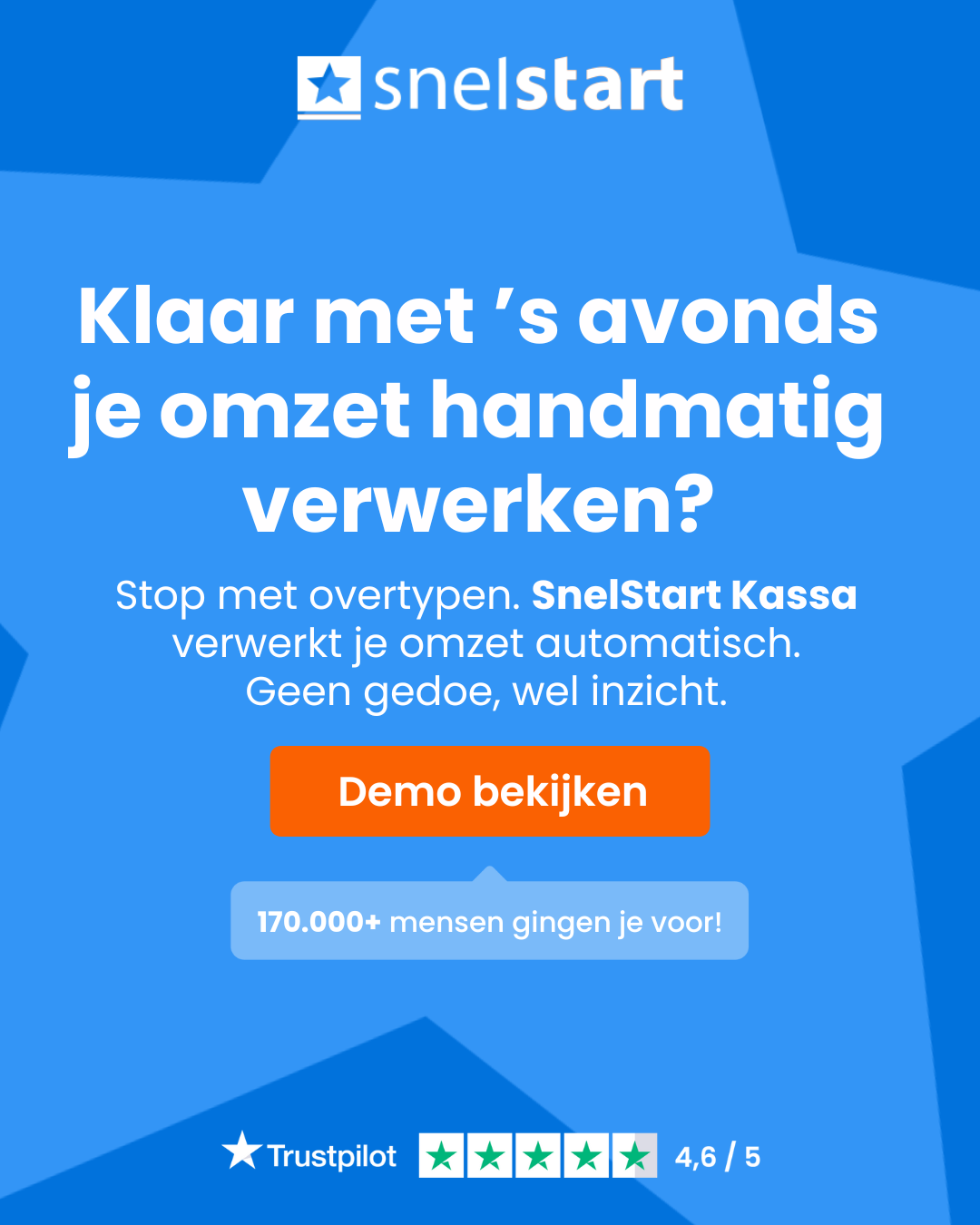 SnelStart Facebook ad