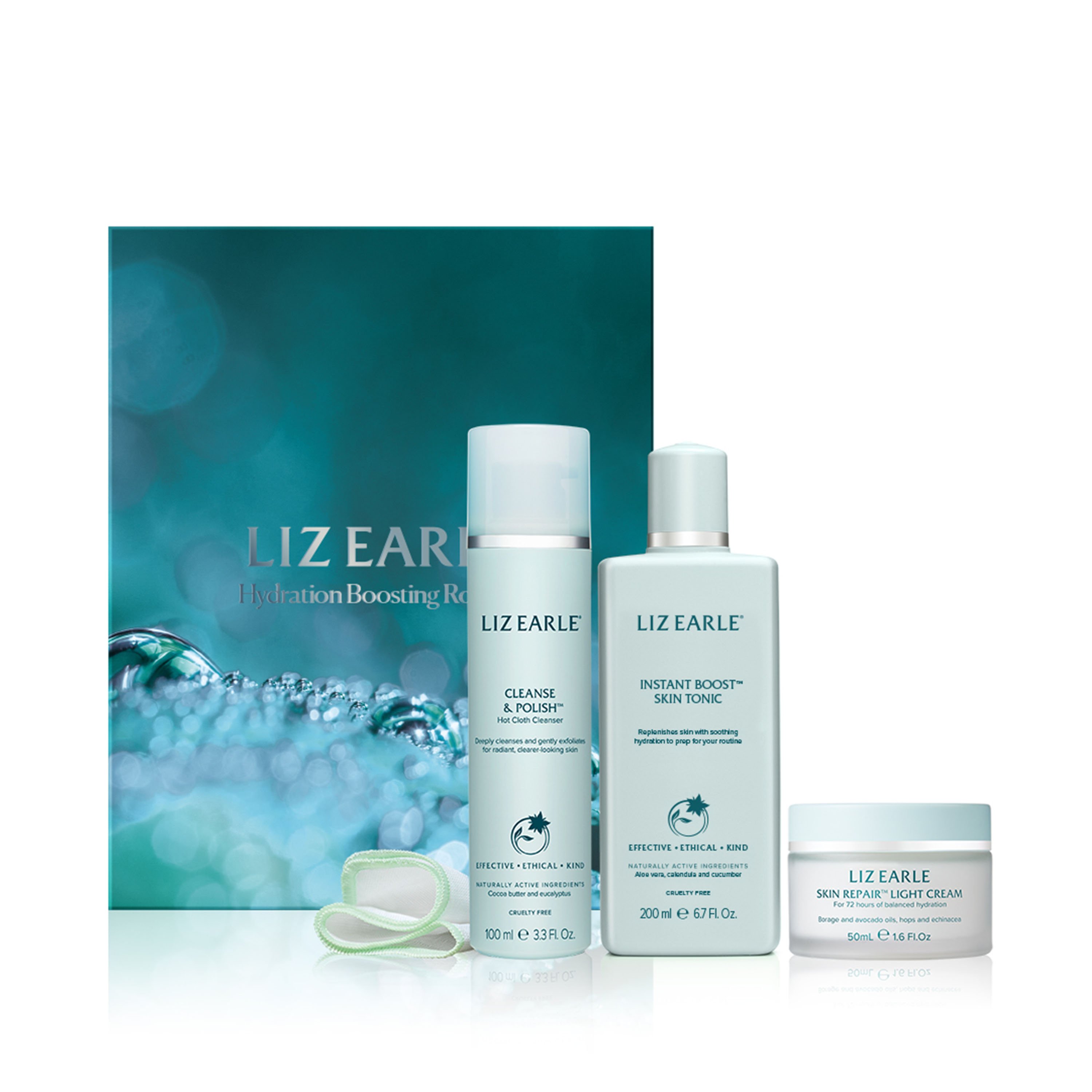 Liz Earle Beauty Co. Facebook ad: 15% Off Your First Order