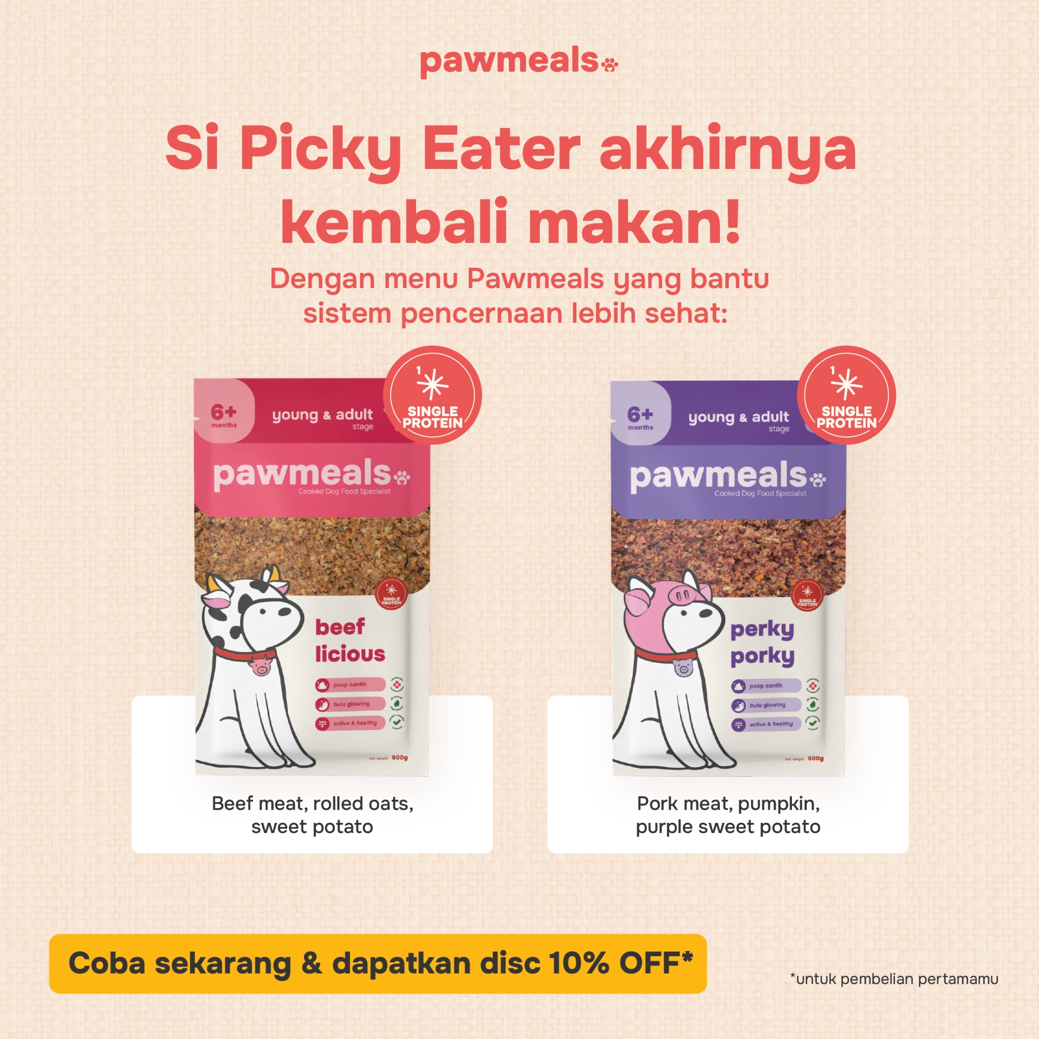 Pawmeals Facebook ad
