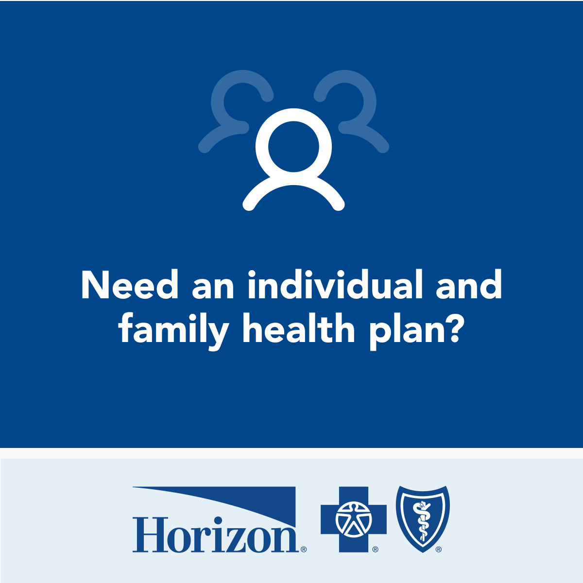 Horizon Blue Cross Blue Shield of New Jersey Facebook ad