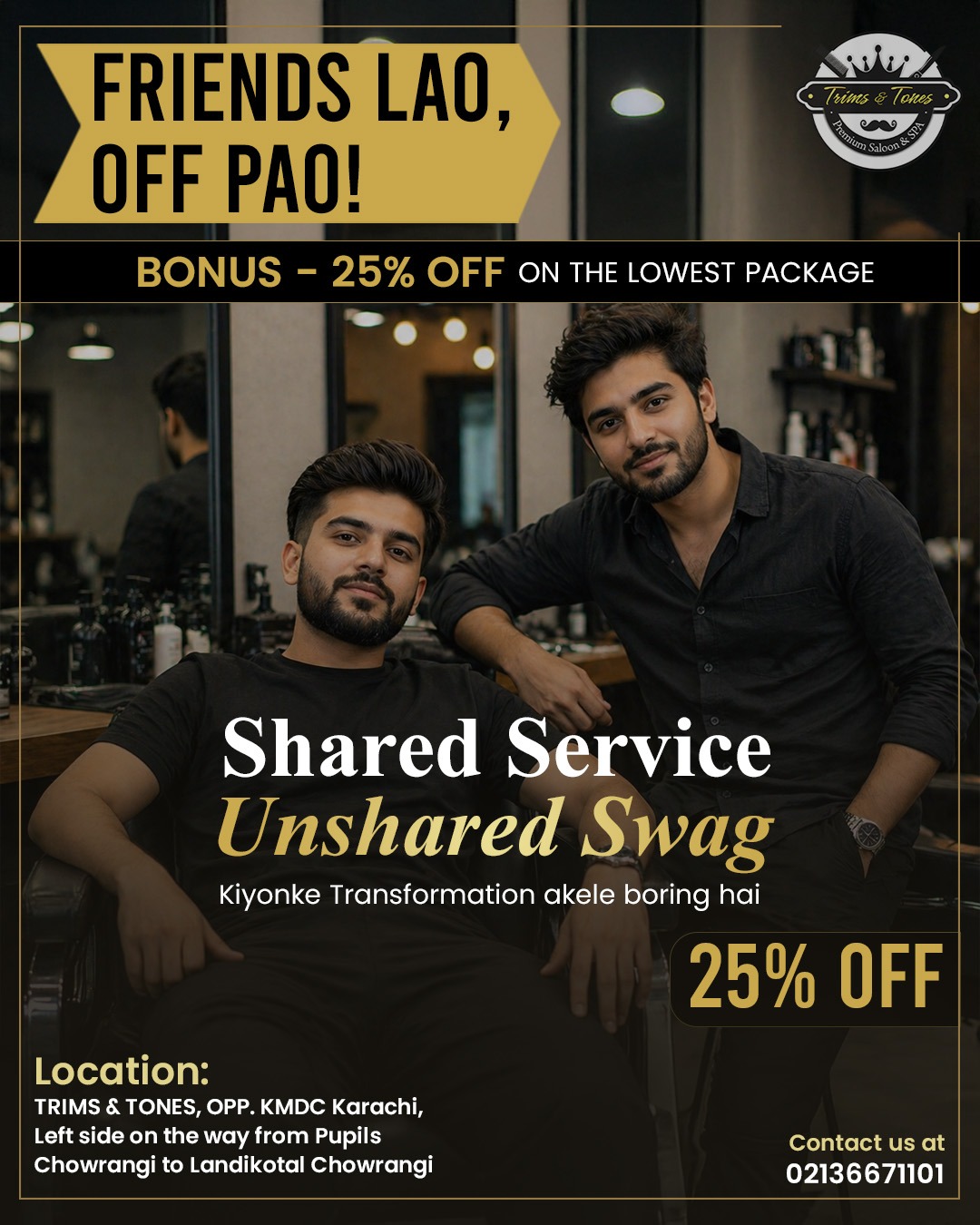 TRIMS & TONES Facebook ad