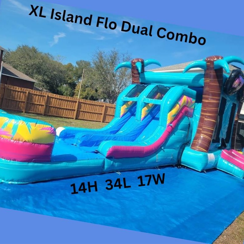 Apopka Bounce House Rentals LLC Facebook ad: Waterslides & Bounce House Combo Rentals!