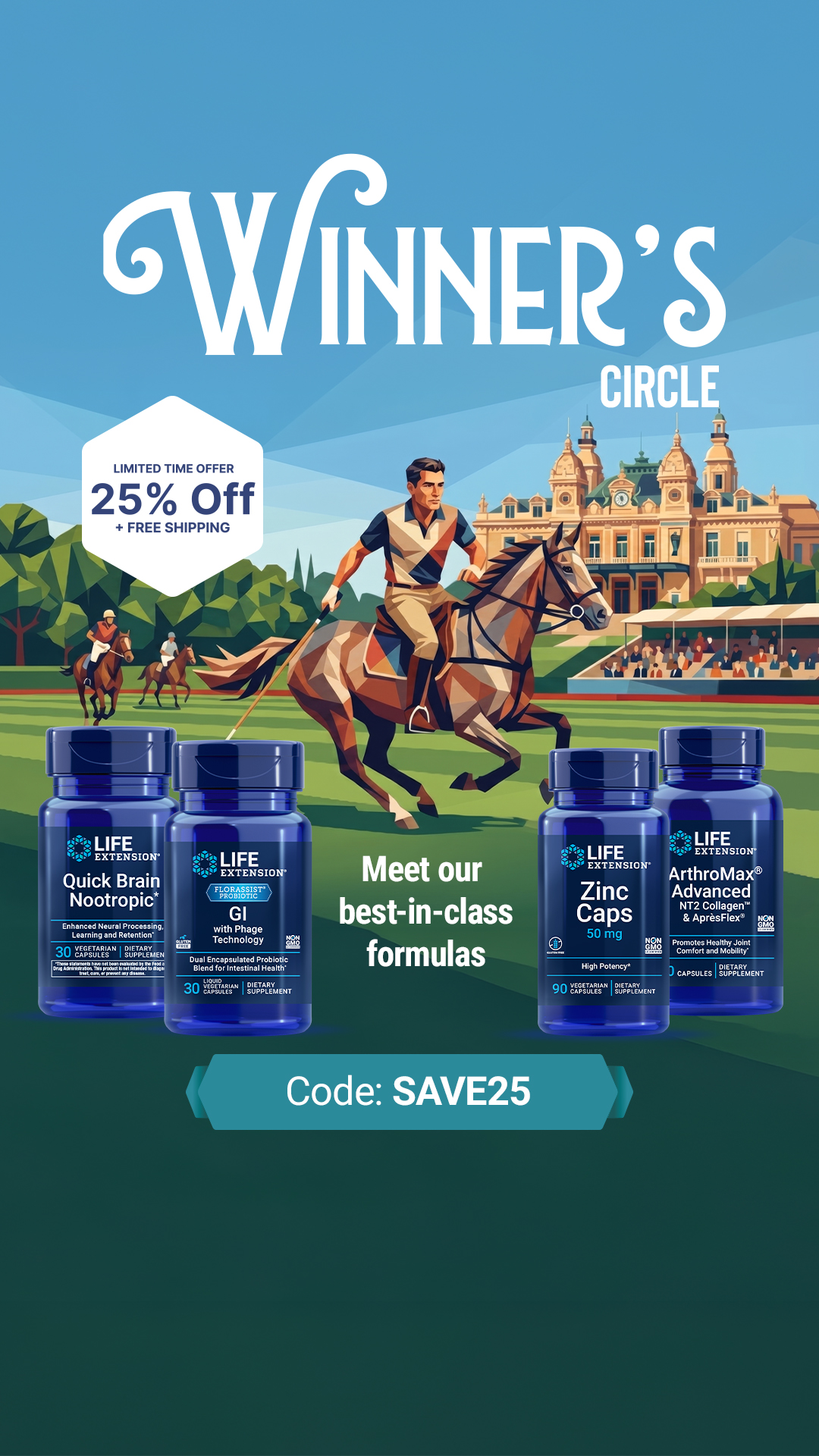 Life Extension Facebook ad