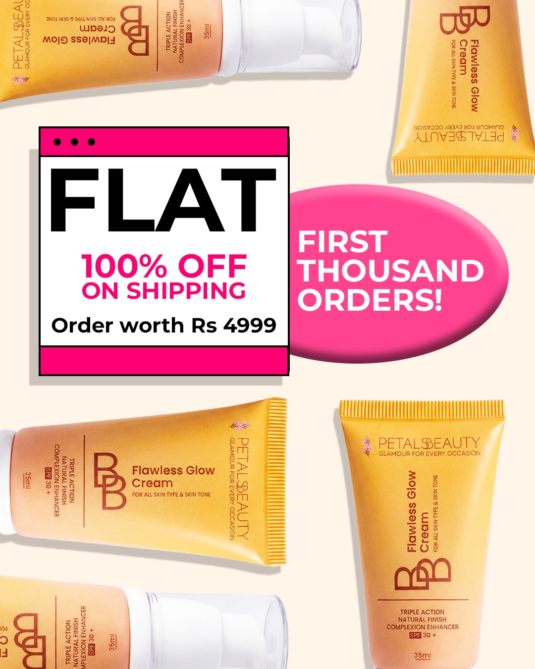 Petals Beauty Facebook ad