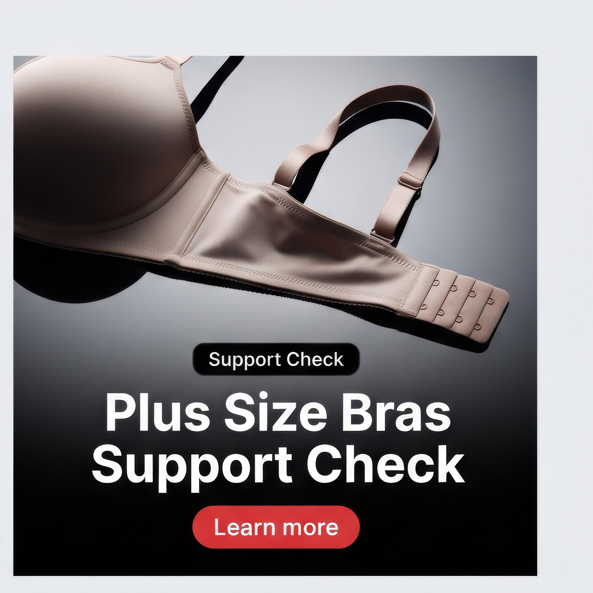 Sunny Journal Facebook ad: Plus-Size Bra Fit Mistakes