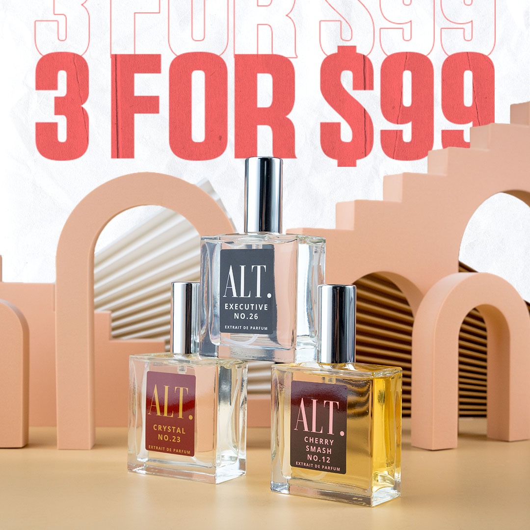 ALT. Fragrances Facebook ad