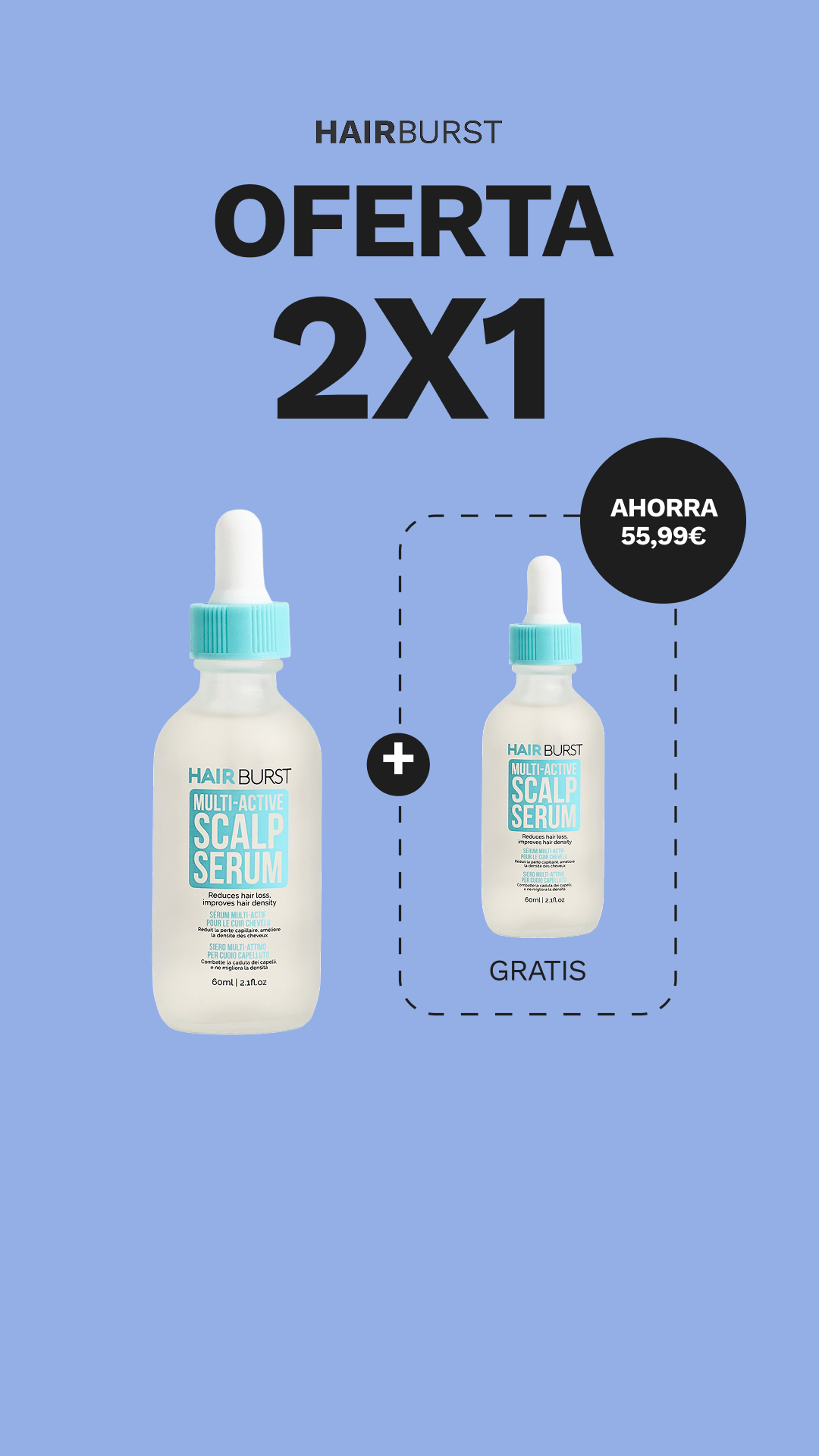Hairburst España Facebook ad