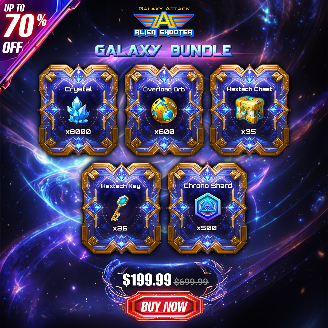 Galaxy Attack: Alien Shooter Facebook ad