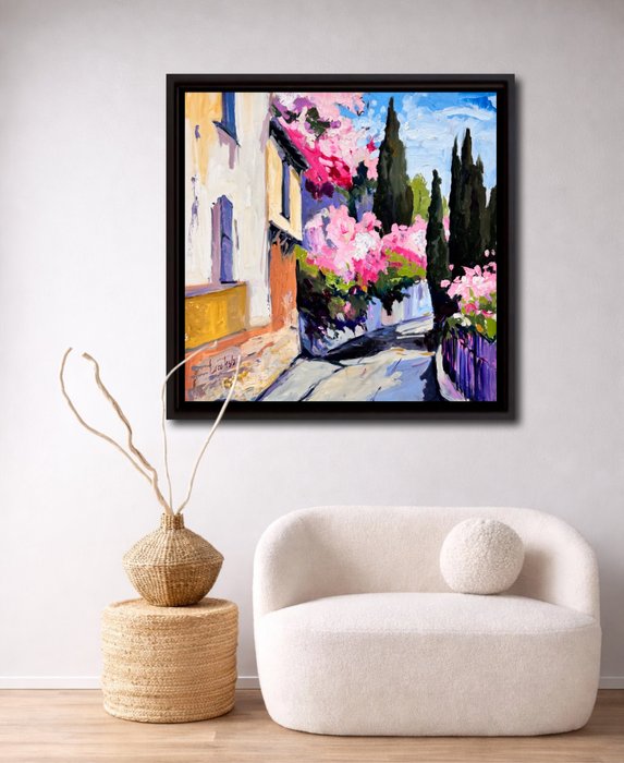 Angie Brooksby Art Facebook ad: Brooksby - Le Chemin Fleuri
