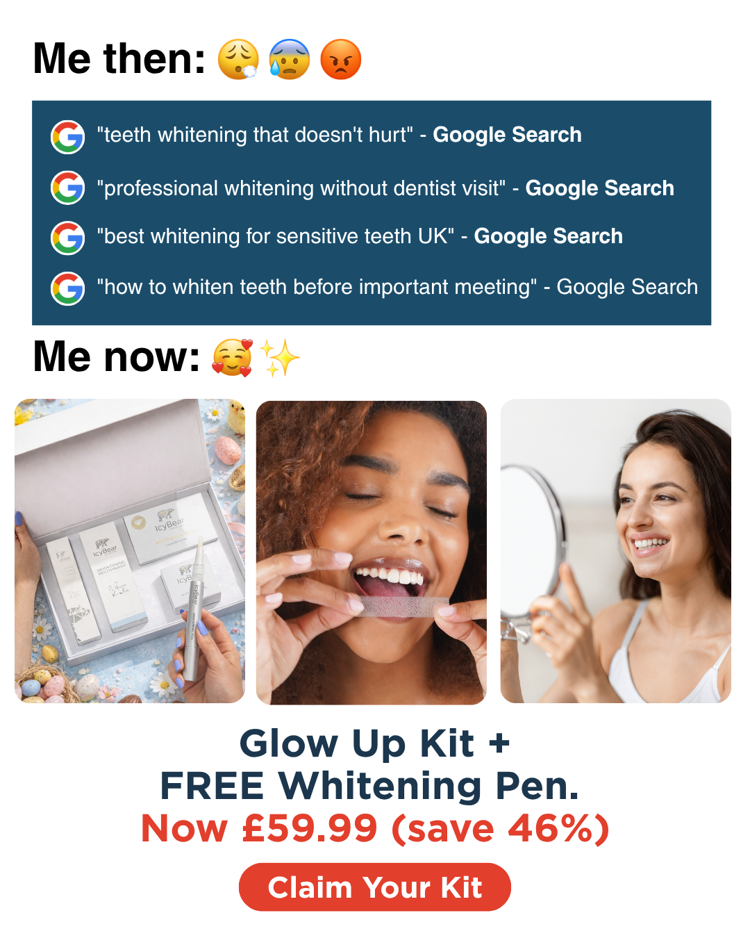 Icy Bear Dental Facebook ad