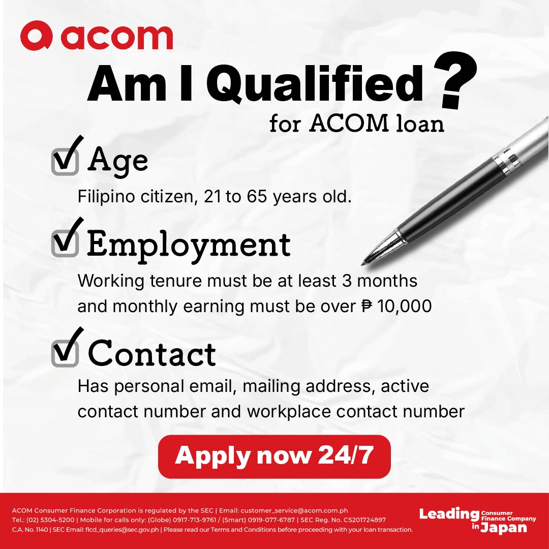 ACOM Consumer Finance Corporation Facebook ad