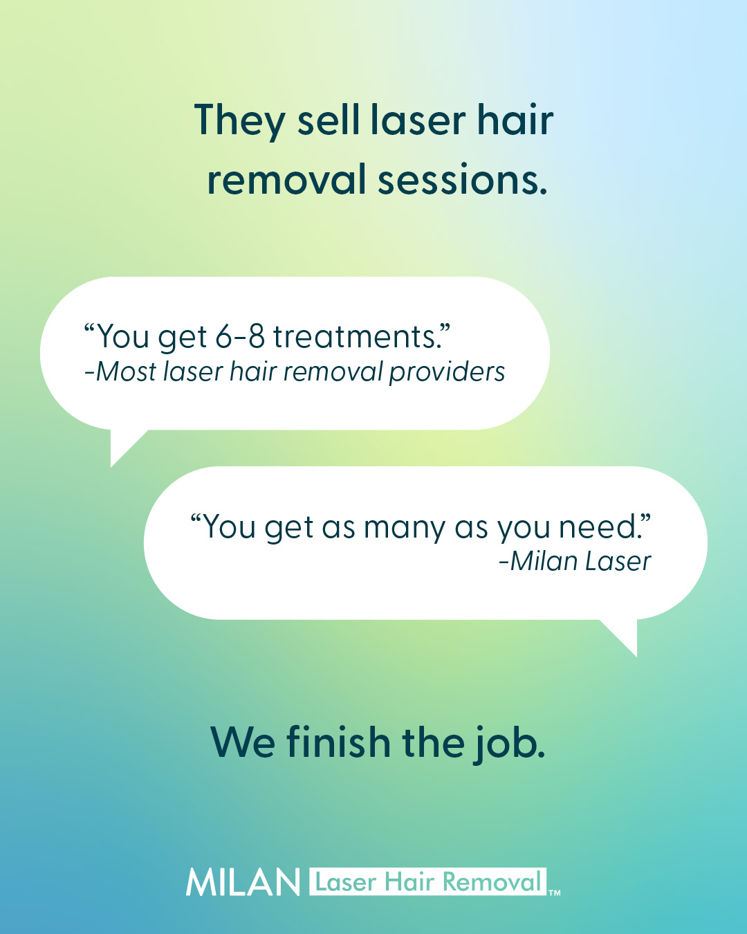 Milan Laser Hair Removal Facebook ad