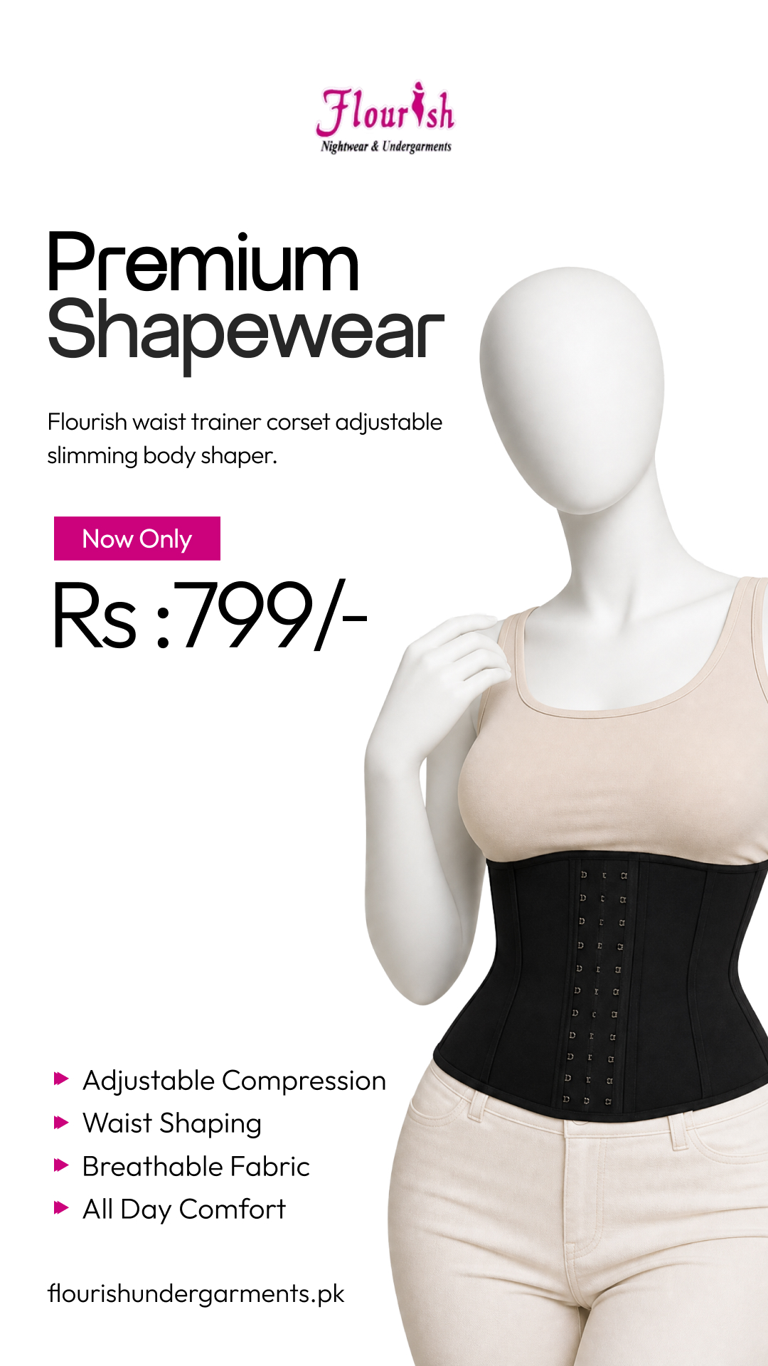Flourish Undergarments Facebook ad