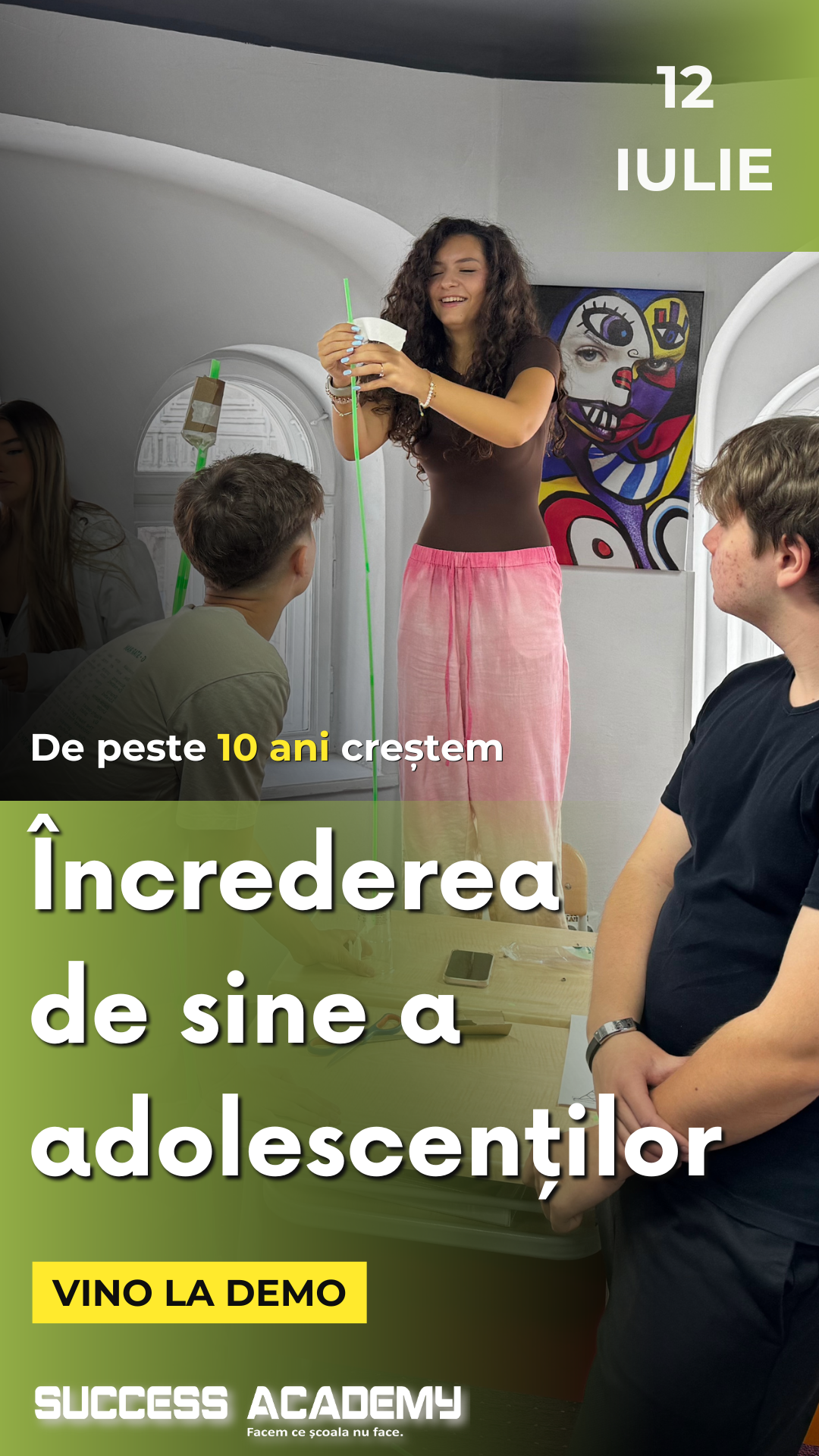 Success Academy Romania Facebook ad