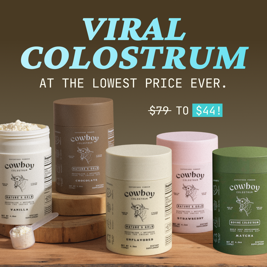 Cowboy Colostrum Facebook ad