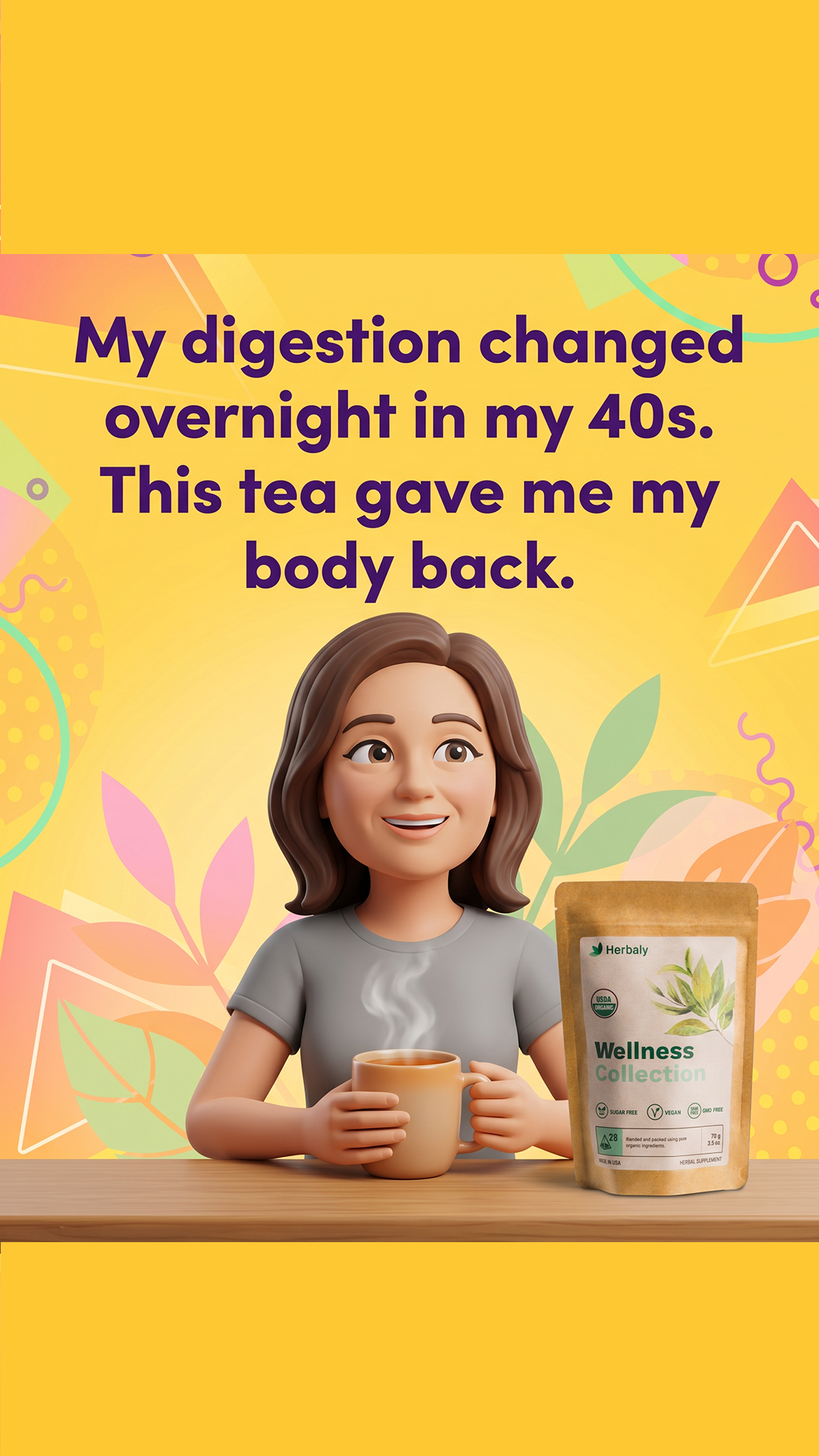 Herbaly Facebook ad