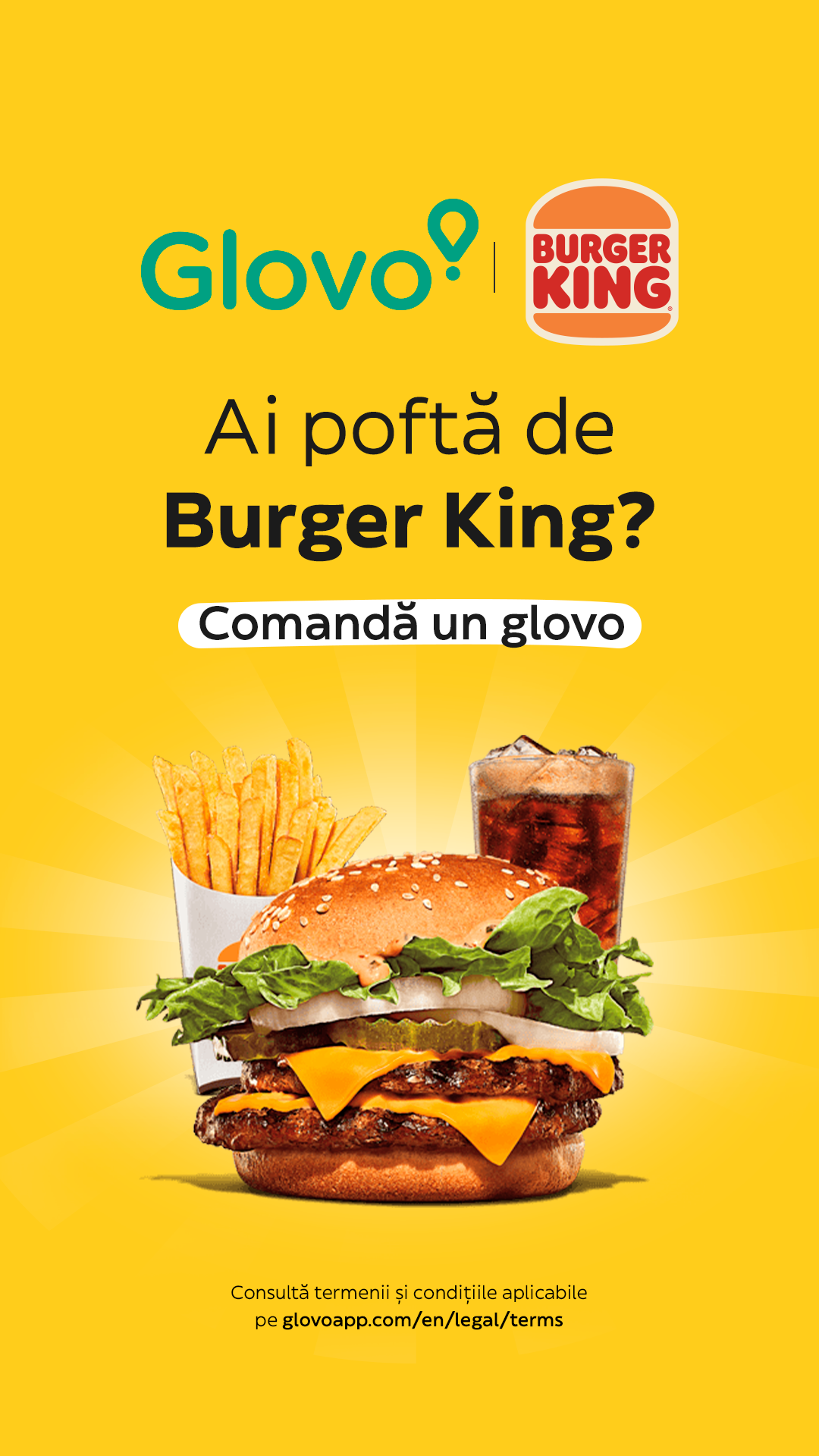 Glovo Facebook ad