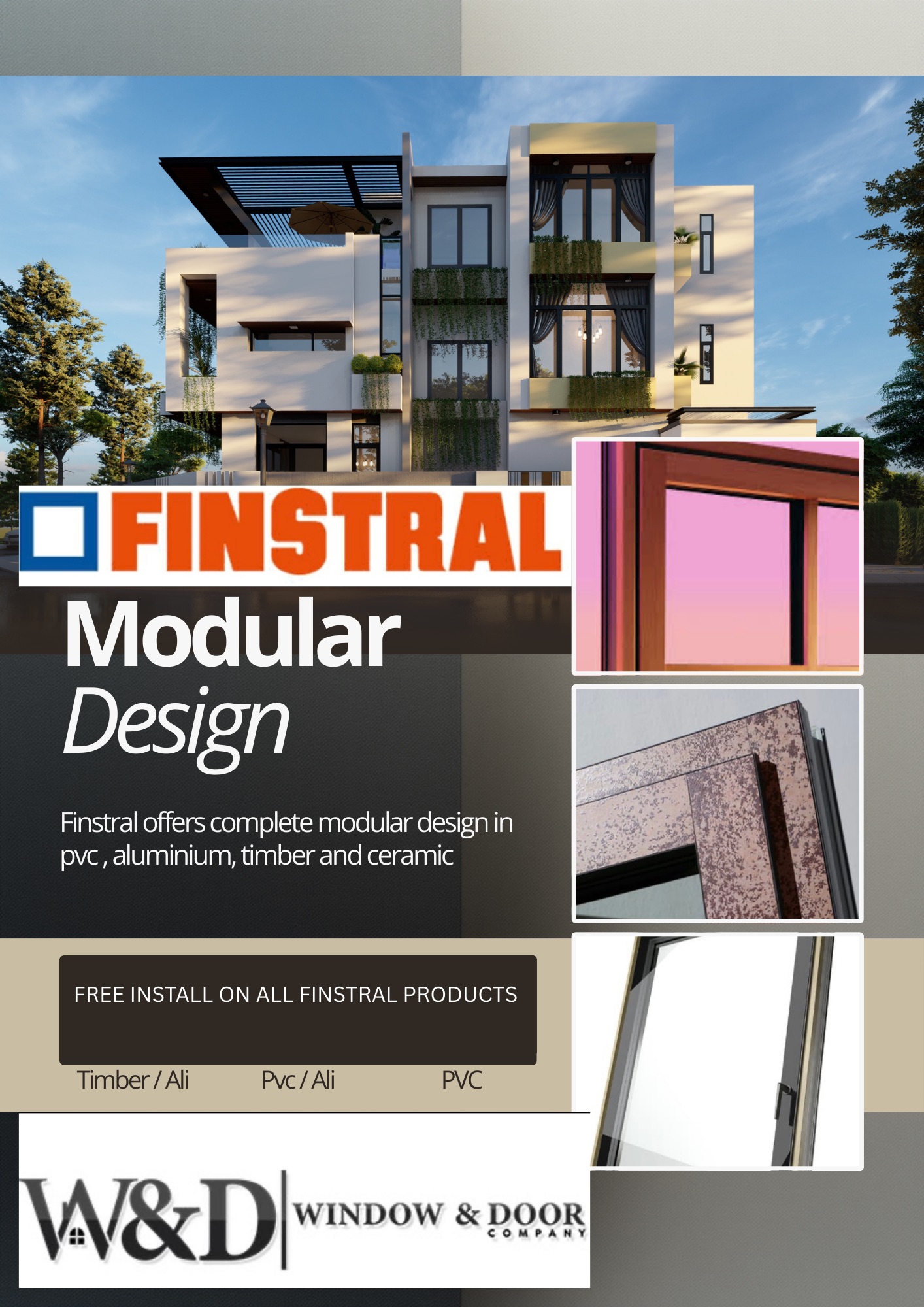 Window & Door Company Facebook ad: Introducing Scotland's first Finstral showroom partner…