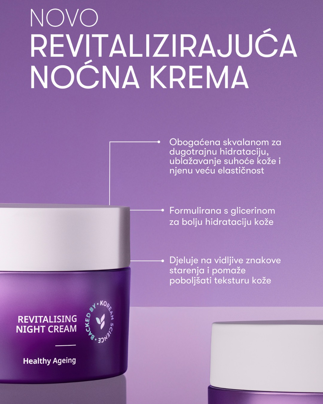 Herbalife Facebook ad: Noć je vrijeme kada koža obnavlja svoj ritam.
