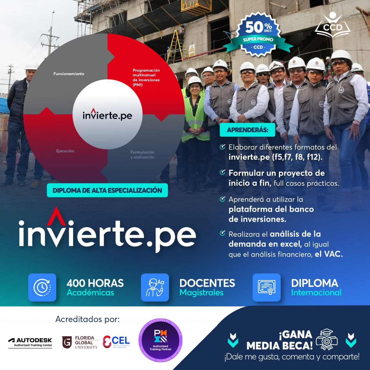 Centro de Capacitación y Desarrollo - CCD Facebook ad