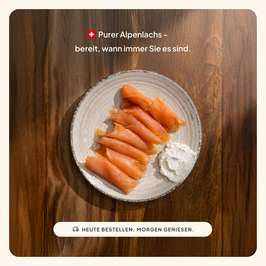 SWISS LACHS - pure alpine salmon Facebook ad from Apr 20, 2026