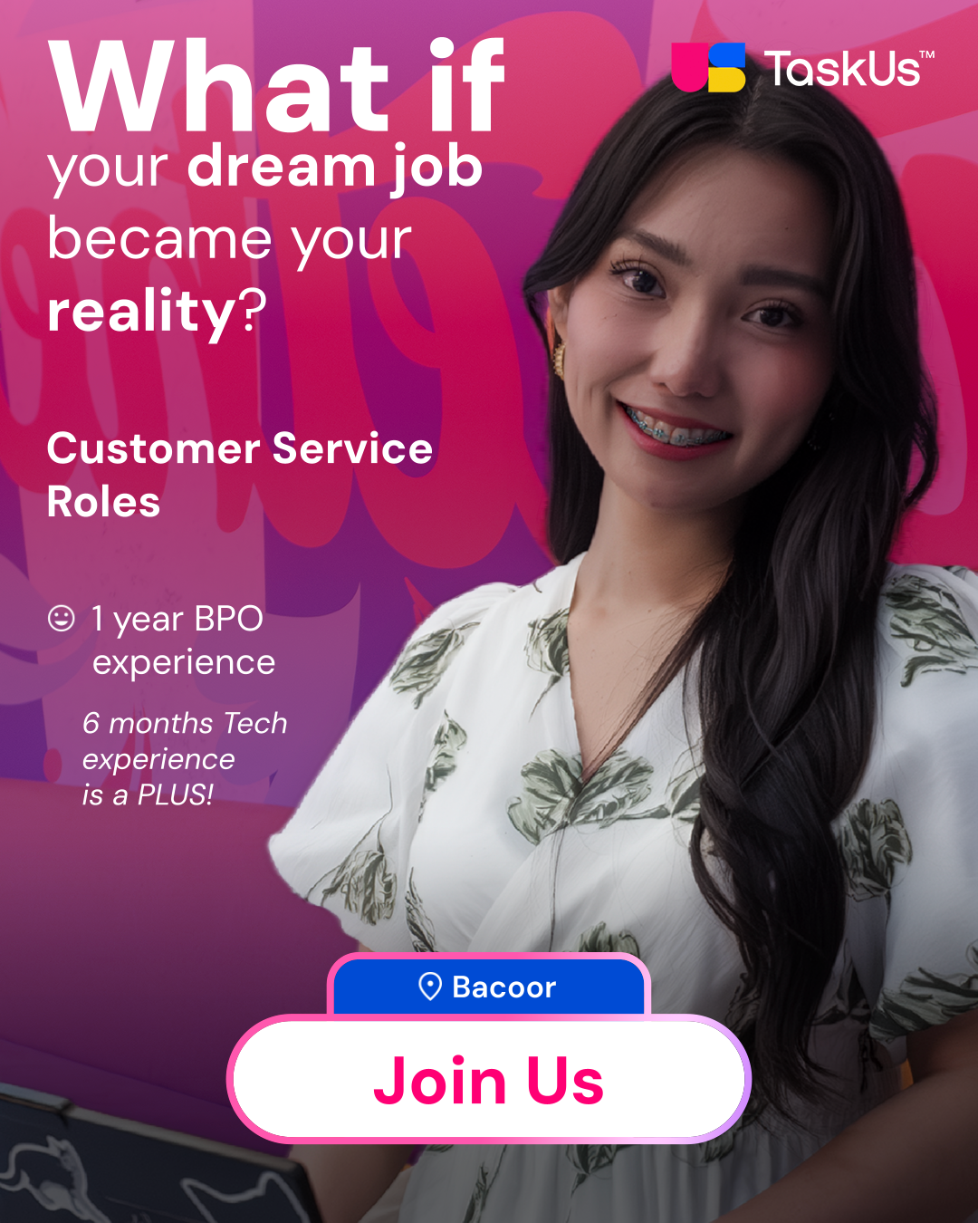 TaskUs Facebook ad