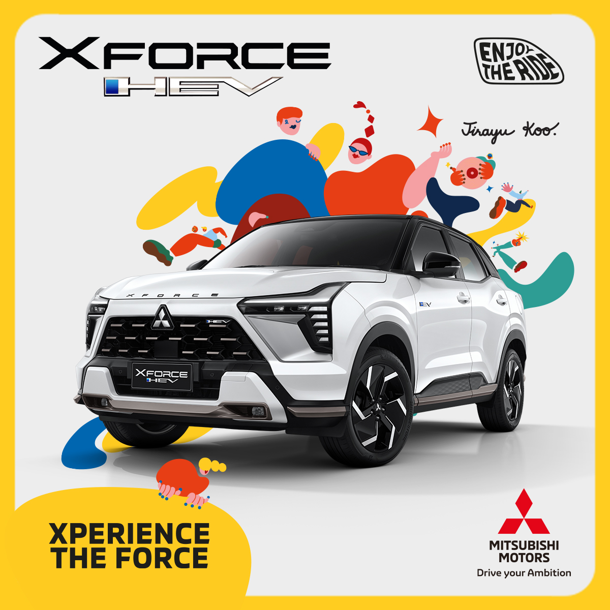 Mitsubishi Motors Thailand Facebook ad: XFORCE HEV x Jirayu Koo