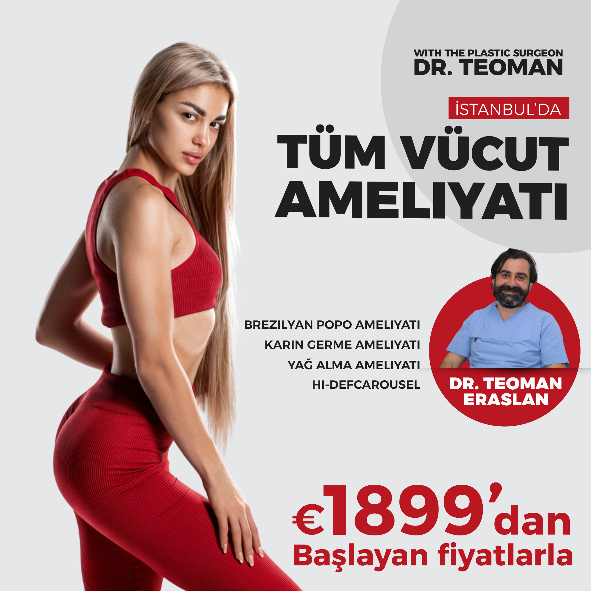 Op.Dr.Teoman Eraslan Facebook ad: İstanbul'da vücut şekillendirme ameliyatları