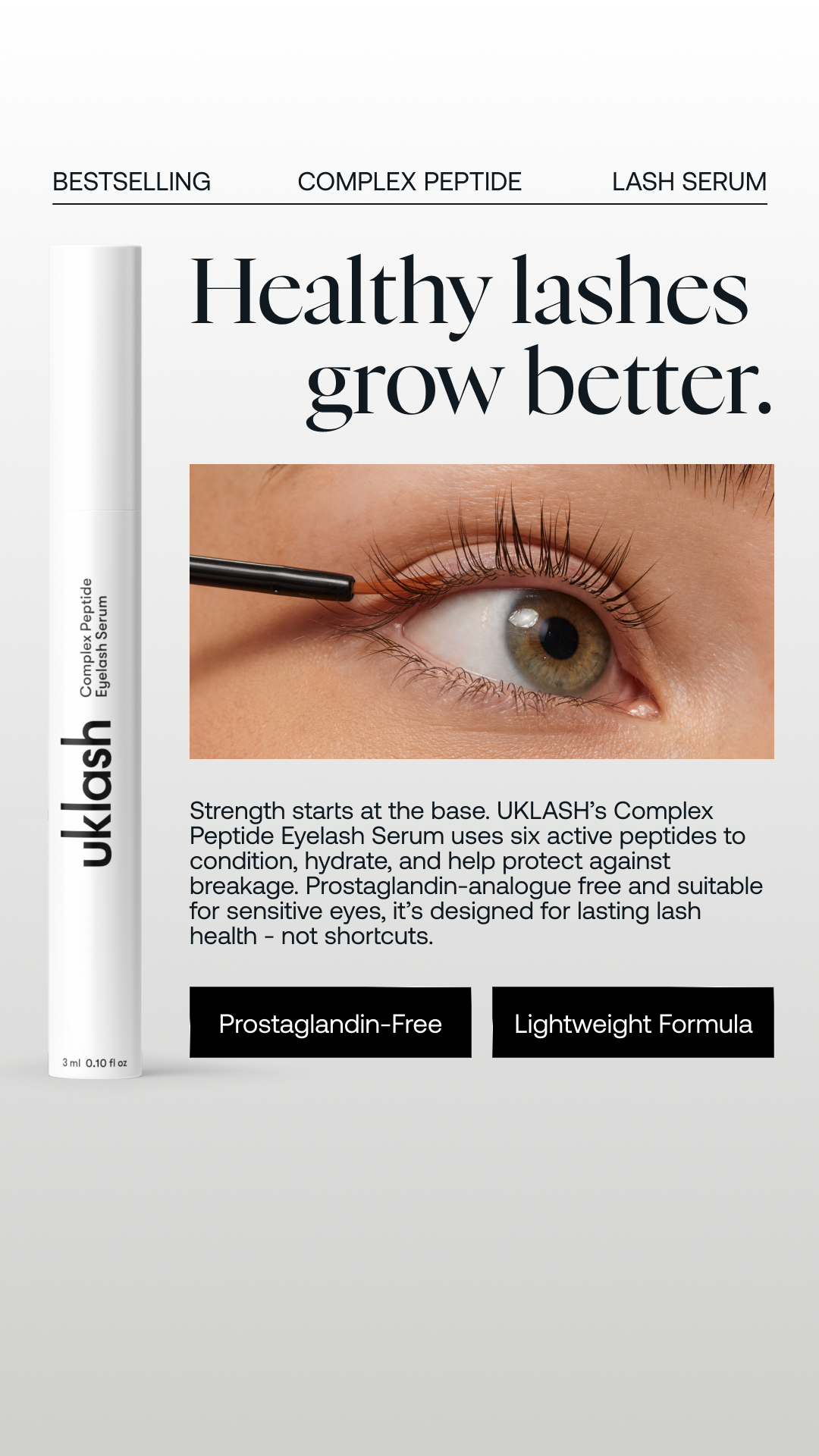 Uklash Facebook ad