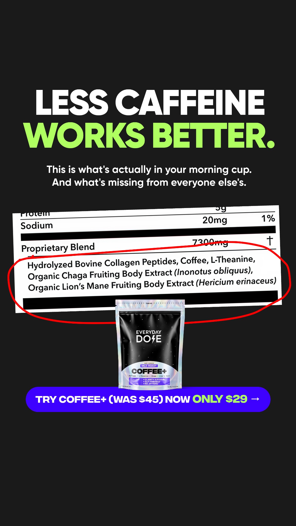 Everyday Dose Facebook ad