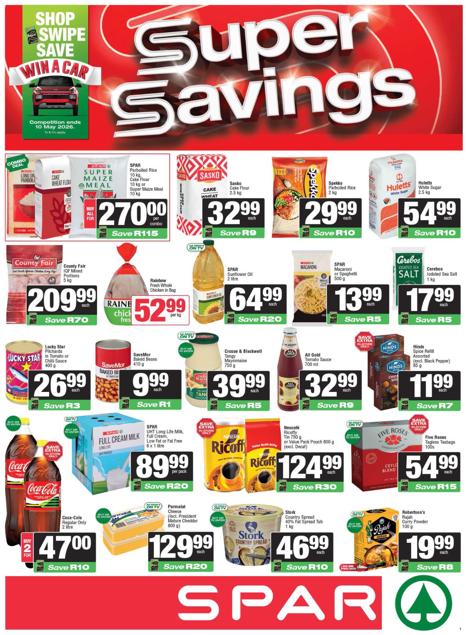 Guzzle Catalogue Specials Facebook ad: SPAR & SUPERSPAR Western Cape: Super Savings (until…