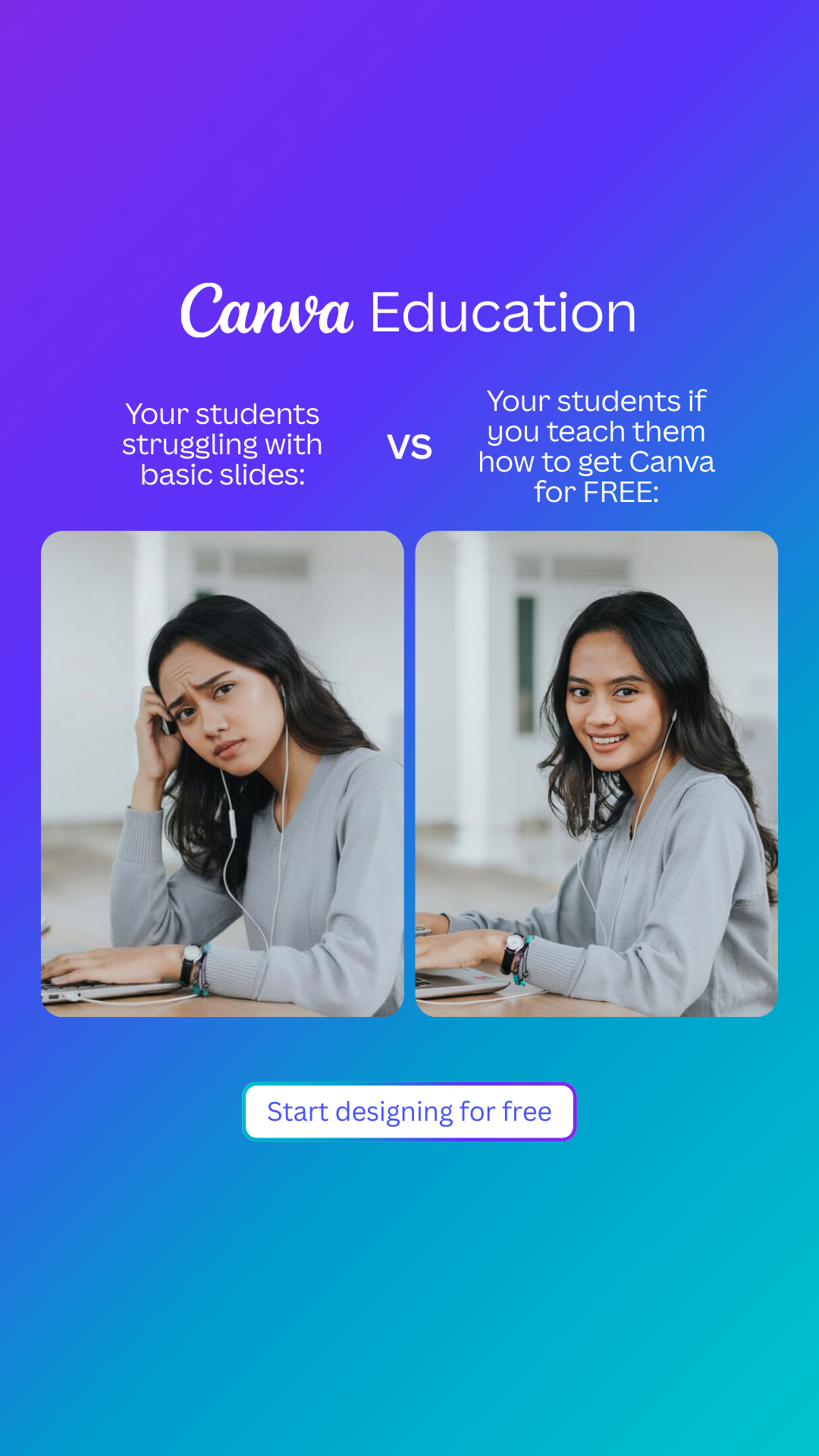 Canva Facebook ad