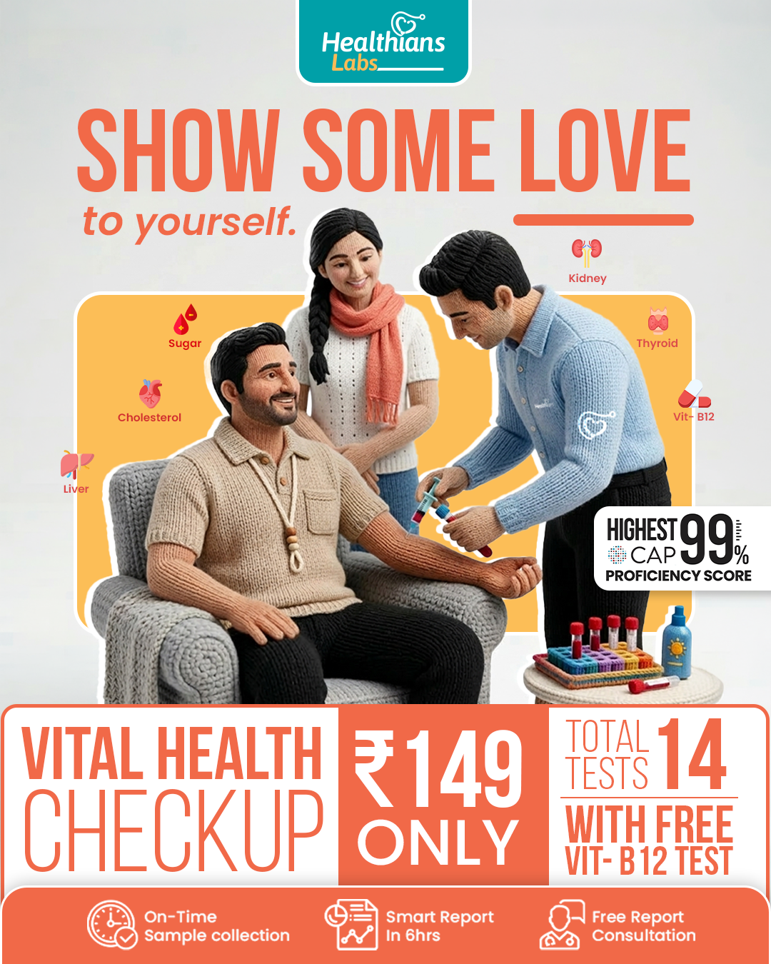 Healthians Facebook ad