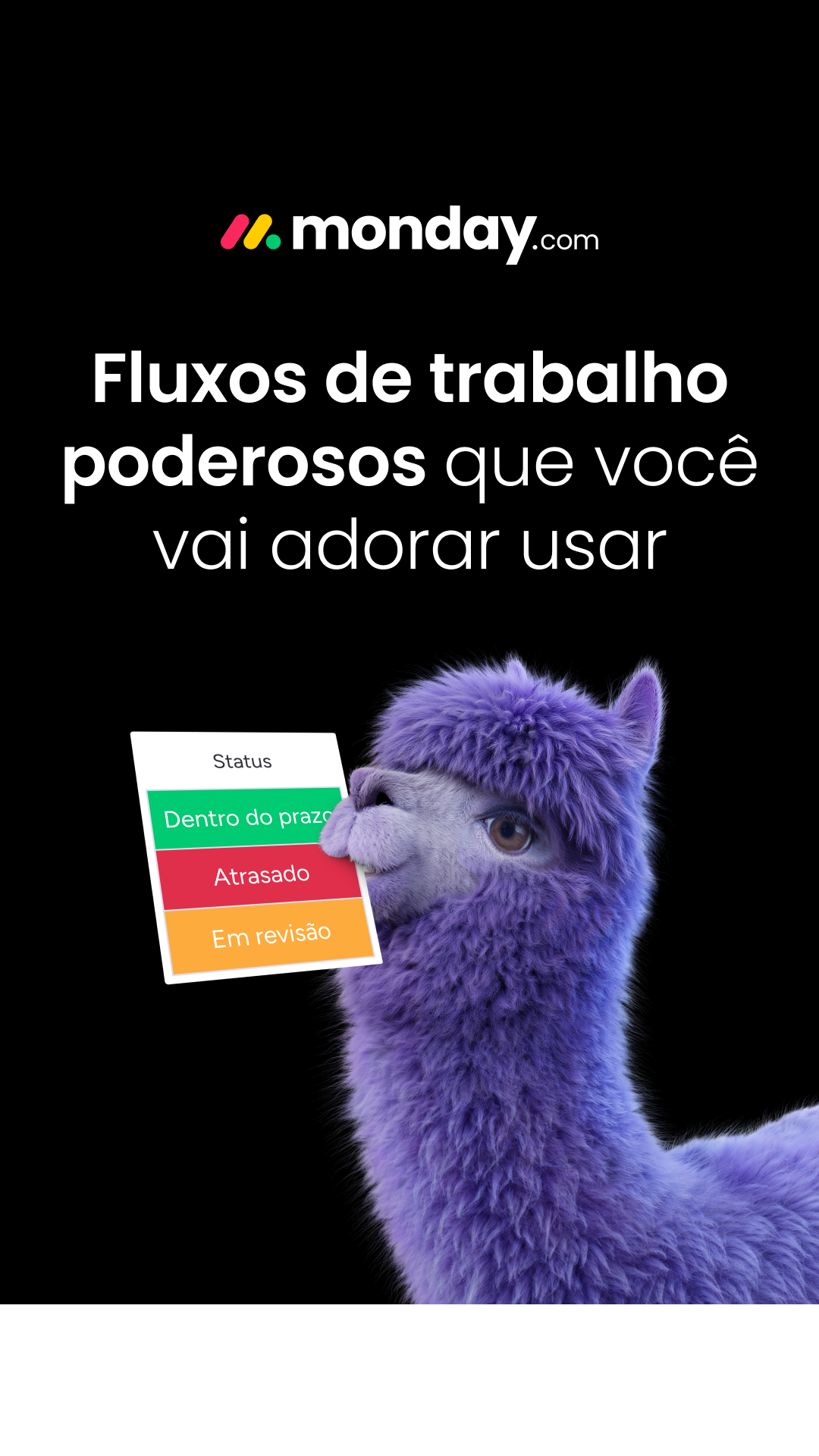 monday.com Facebook ad