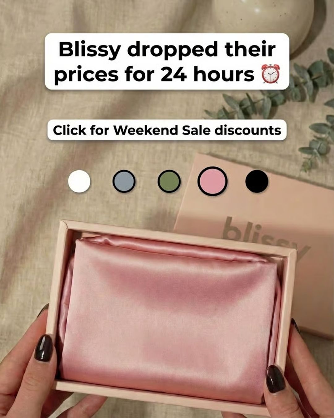 Exclusive Blissy Offers Facebook ad
