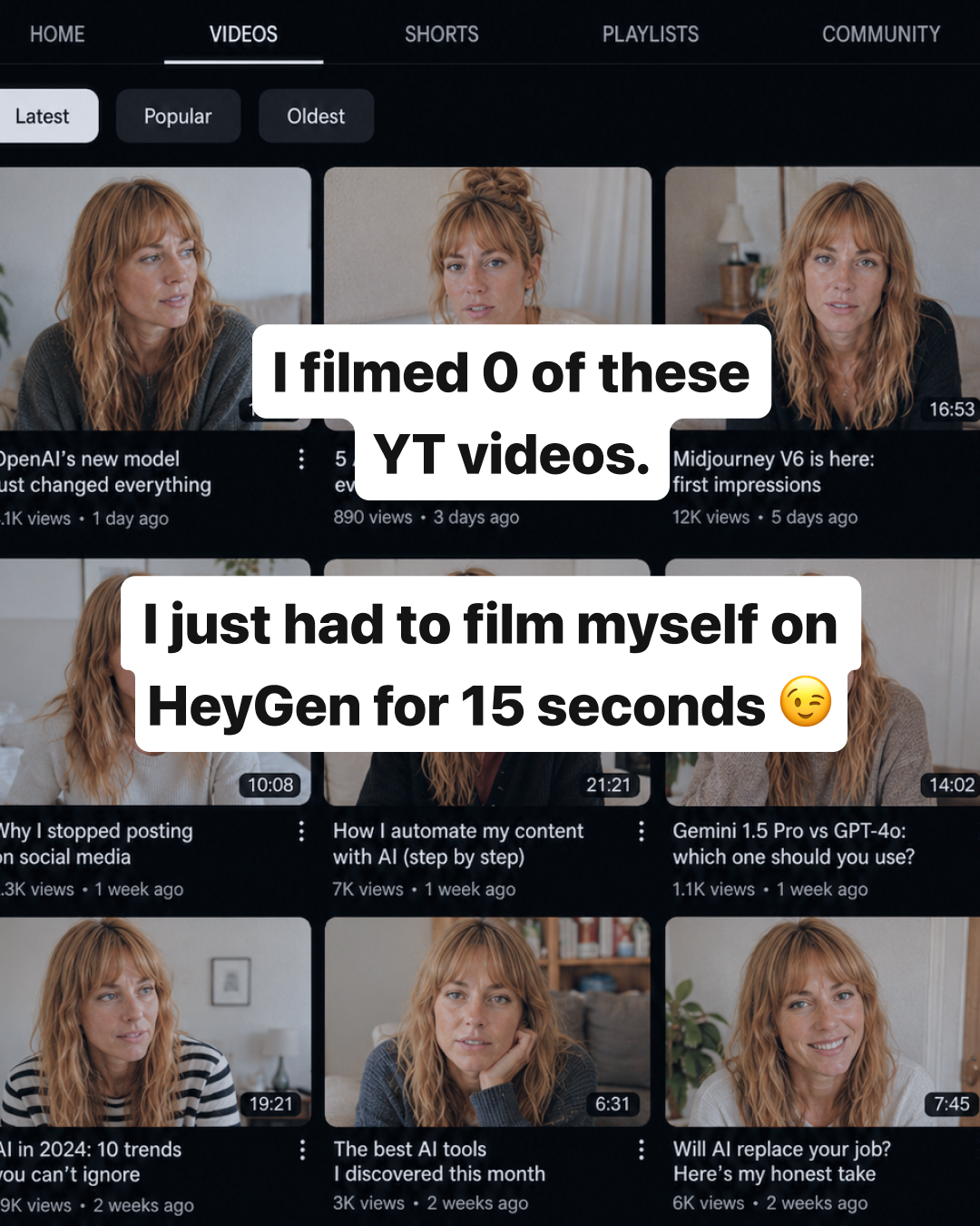 HeyGen Facebook ad: HeyGen: AI Video Generator