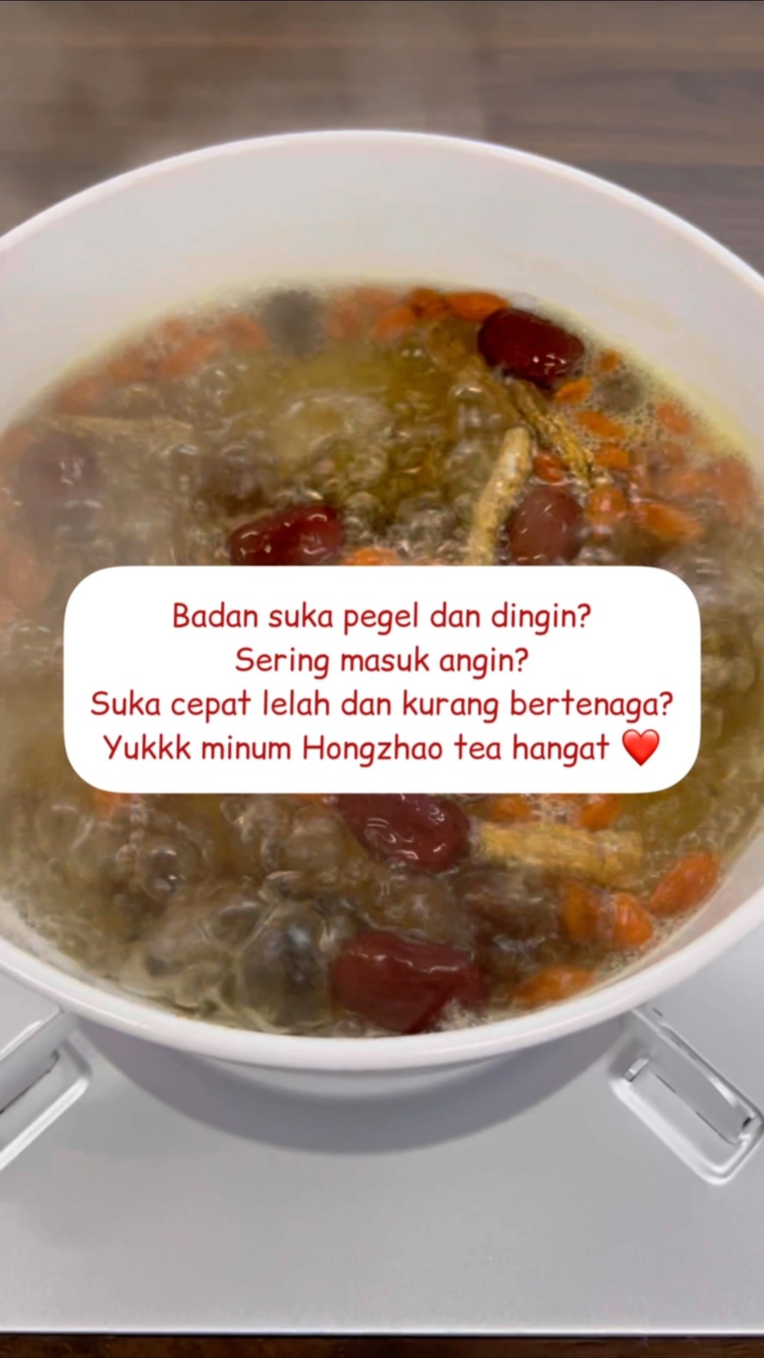 Sisterbroth.id Facebook ad: Hongzhao tea andalan kalau mau cepet dan badan…