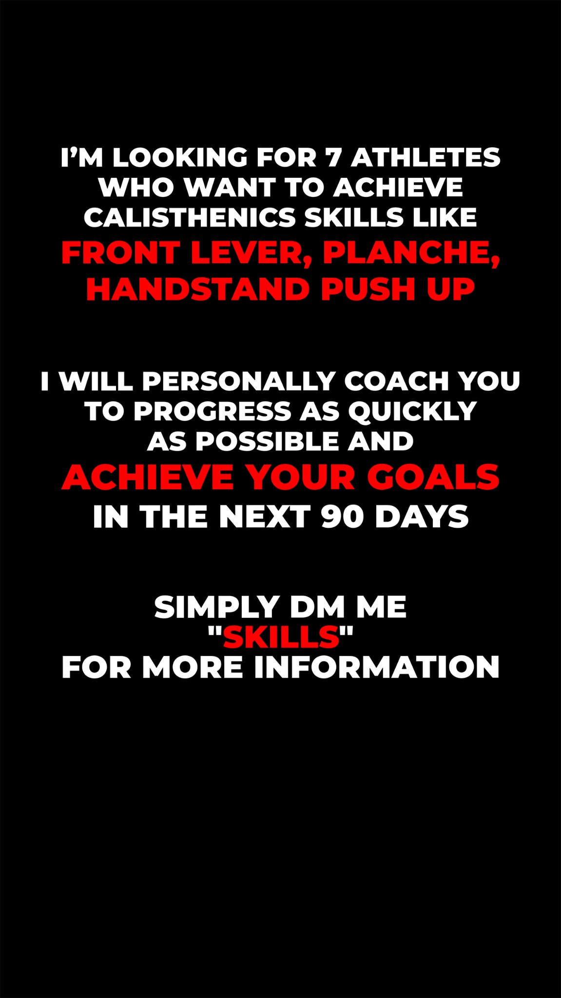 Lauris Leikarts Facebook ad: SEND ME A DM SKILLS IF YOU MEET…
