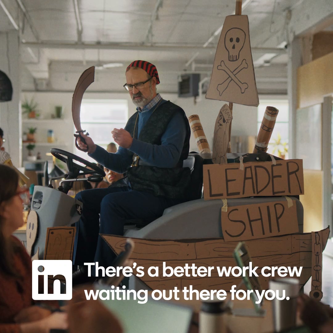 LinkedIn Facebook ad: Find your next role.