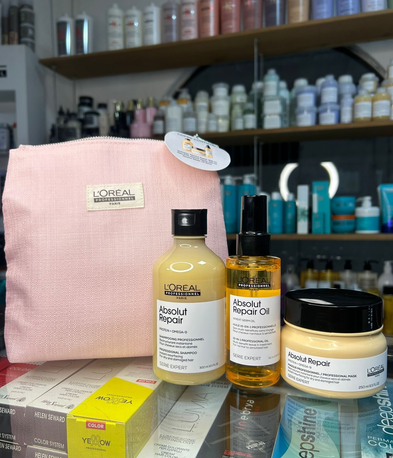 Piubella feria Rosa 1 Facebook ad: Shampo y tratamiento para q tu cabello luzca…