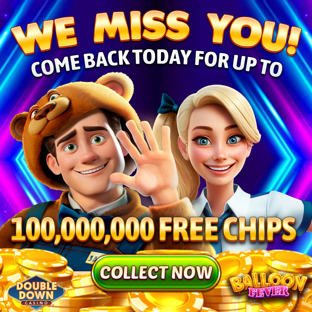 DoubleDown Casino - Free Slots Facebook ad
