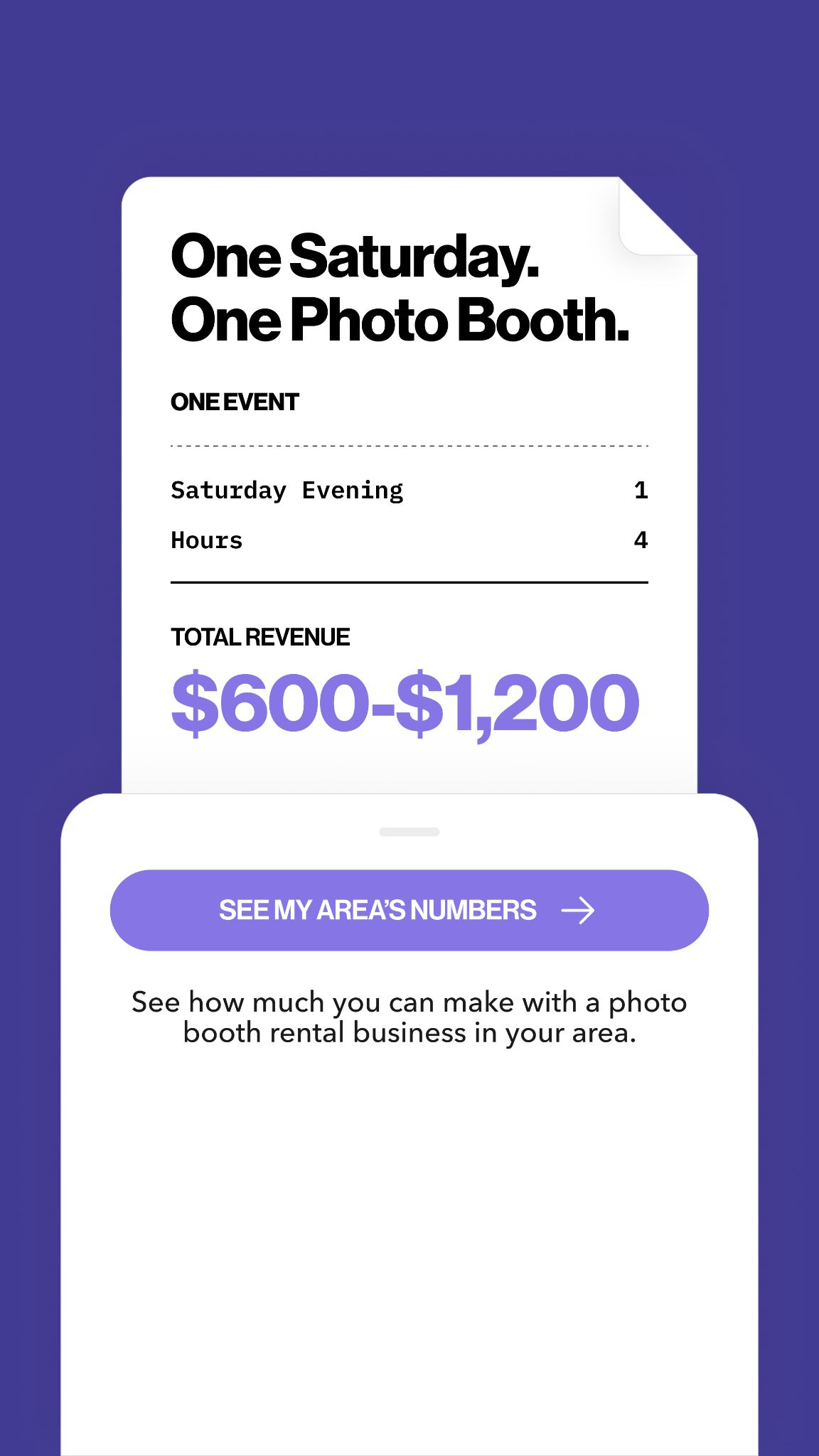 Photobooth Supply Co. Facebook ad: Try Our Profit Calculator