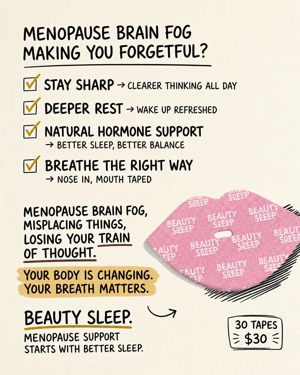Beauty Sleep Facebook ad