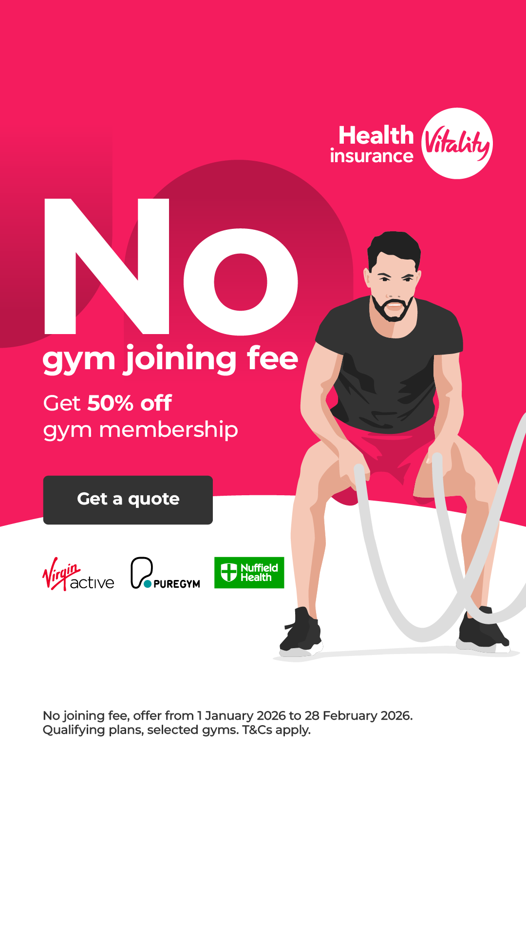 Vitality UK Facebook ad